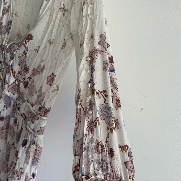 Poupette St Barth White Dress with Multicolor Floral Print 33341 - Picture 5 of 7